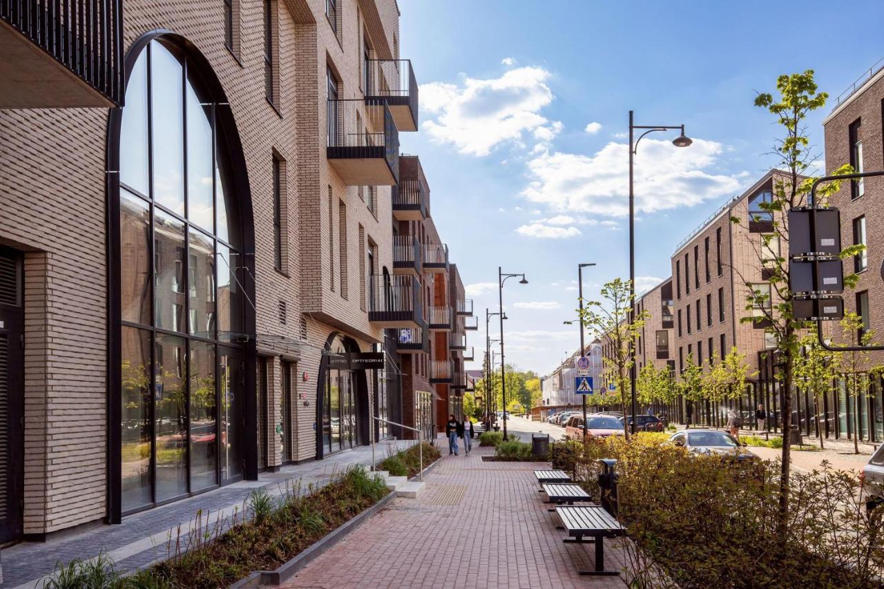 דירות וילנה Stylish Loft With Terrace Paupys, Old Town מראה חיצוני תמונה