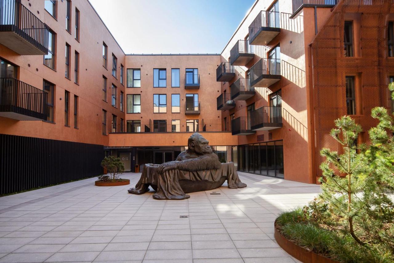 דירות וילנה Stylish Loft With Terrace Paupys, Old Town מראה חיצוני תמונה