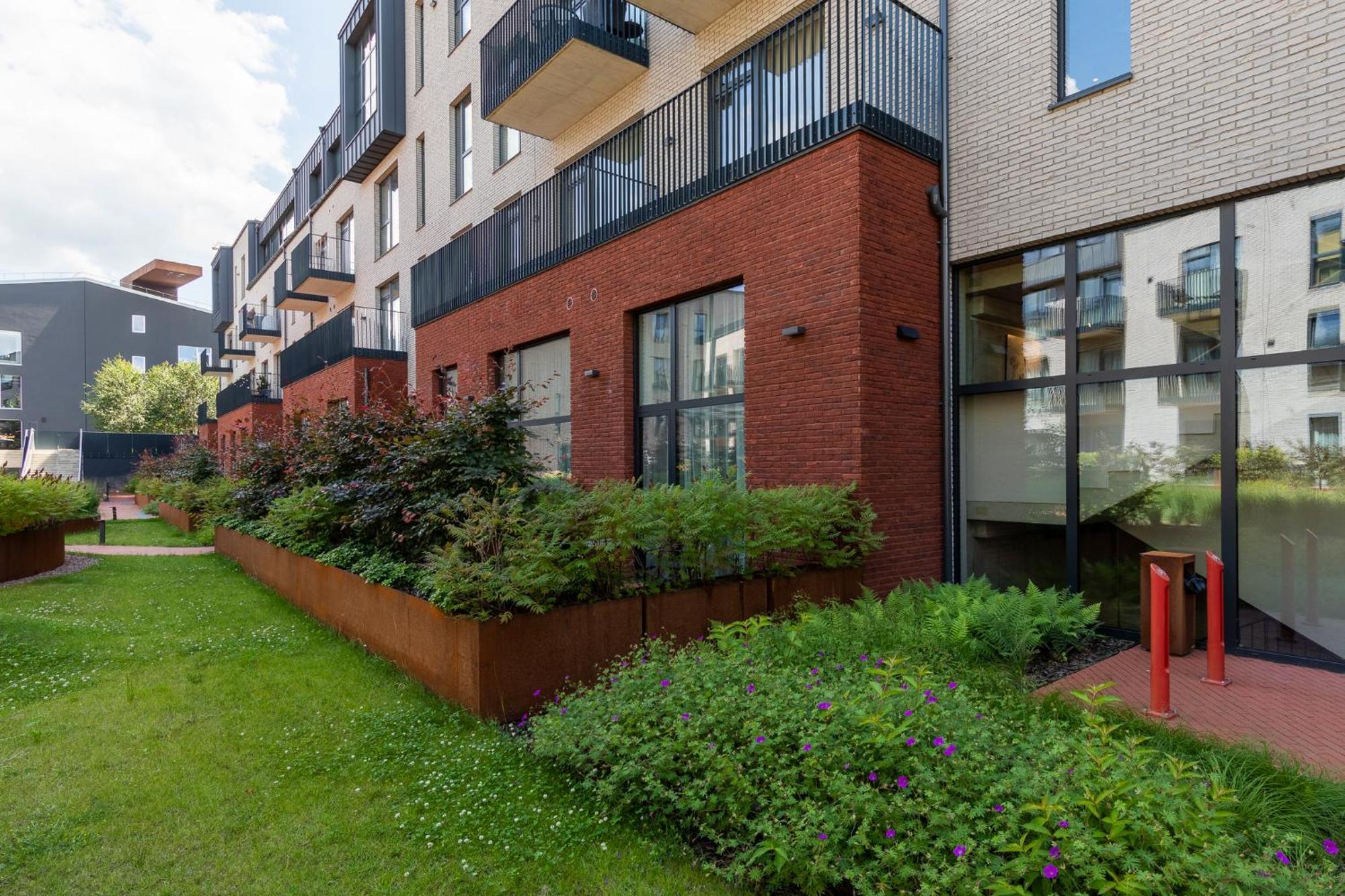 דירות וילנה Stylish Loft With Terrace Paupys, Old Town מראה חיצוני תמונה